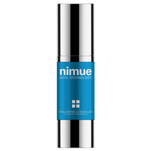 Load image into Gallery viewer, A powerful, lightweight serum for dehydrated skin with a triple action approach, providing intense hydration in all the layers of the skin. This unique serum offers anti-ageing, anti-pollution and anti-oxidant benefits in addition to hydration. Suitable for all skin classifications and ideal for use during seasonal changes. Use AM and/or PM after Nimue Cleanser and Conditioner. Massage a thin layer into the face, neck and décolleté. Follow with Nimue moisturiser and Nimue SPF in the morning.