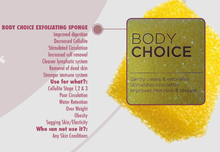 Load image into Gallery viewer, Orange exfoliating body sponge