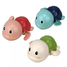 Swimming Turtle Wind Up Bath Toys 3 Piece