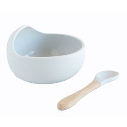 Baby Bowl and Spoon Set (BPA Free Silicone)