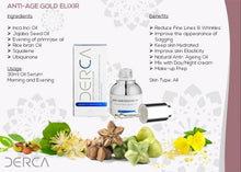 Load image into Gallery viewer, DERCA ANTI-AGE GOLD ELIXIR - 30ML
