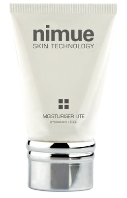A multi-functional day and/or night moisturiser that improves skin texture and softness, hydrates and balances surface oil. Suited for more sensitive or sensitised skins. Use AM and/or PM after Nimue Cleanser and Conditioner.                       Massage into clean, dry skin on the face and neck. Follow with Nimue SPF and Nimue Treatment Foundation. Avoid sun exposure. 