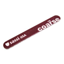 Load image into Gallery viewer, Maroon Coloured course nail file 100.100
