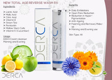 Load image into Gallery viewer, DERCA TOTAL AGE REVERSE CLEANSE RX -100ML
